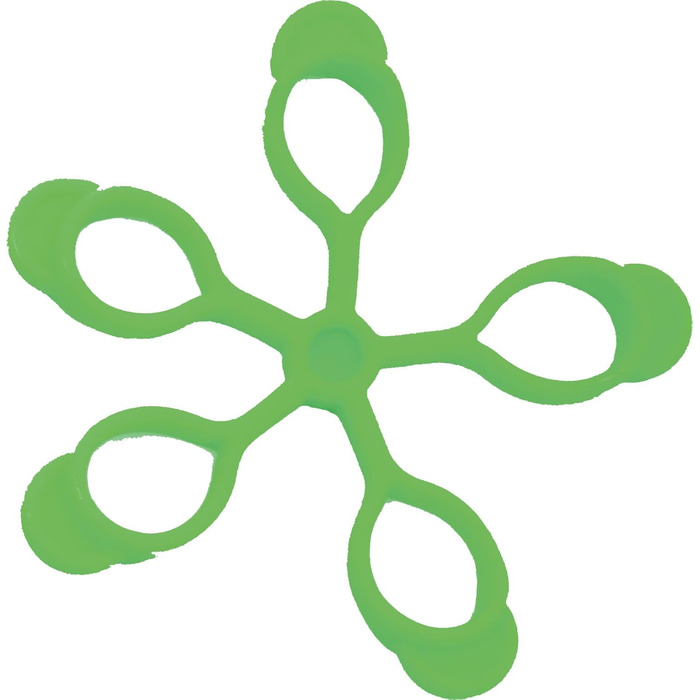 Еспандер для пальців AFH Тренажер для рук Набір з 3 шт. Міцний (зелений), дуже сильний (синій) та надзвичайно сильний (чорний)