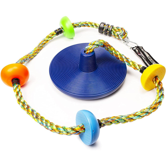 Лазіння мотузкові гойдалки дерево дитячі гойдалки з платформою і диск гойдалки сидіння набір ігровий набір аксесуари (лазіння моту