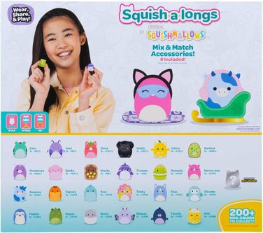 Набір колекційних фігурок Squish-a-longs (25 шт.), 2,5 см