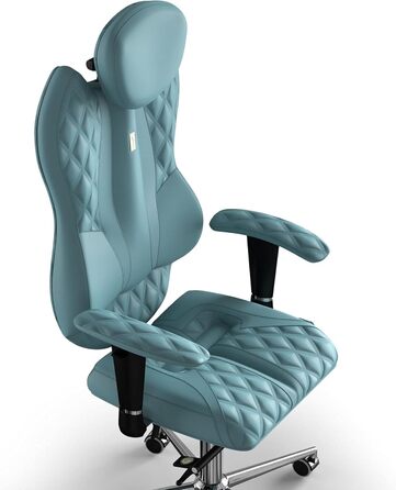 Ергономічне офісне крісло KULIK SYSTEM - Зручне та регульоване крісло з підтримкою спини та попереку Запатентований дизайн для зняття болю в спині та шиї Велика екошкіра - Sky Design Екошкіра - Design Sky