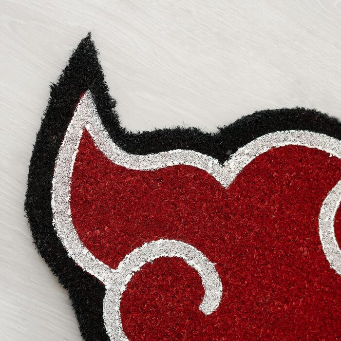 Килимок для дверей Grupo Erik Coconut Naruto Shippuden Akatsuki - Килимок для бруду приблизно 40x60 см - Забавний килимок для дверей - Килимок для дверей в приміщенні Iron Maiden Merch Red