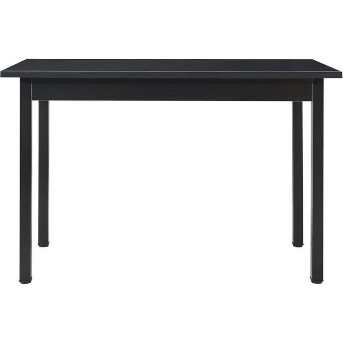 Сучасний обідній стіл Den Haag Black 120x60x75 см стіл для 4 осіб обідній стіл кухонний стіл