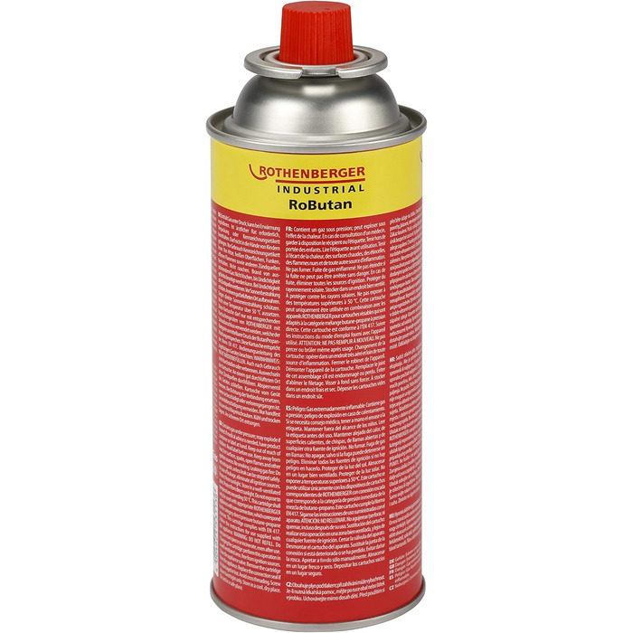 Промисловий газовий пальник ROTHENBERGER RS 220 Робота над головою Обертання на 360 вкл. 2 x газові картриджі RoButan 220 г / 393 1000003307