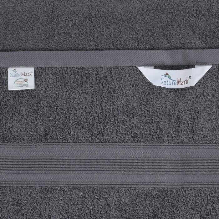 Рушників махрових 50x100 см, 100 бавовна, антрацитно-сірий, 50 x 100 см антрацит/сірий, 8