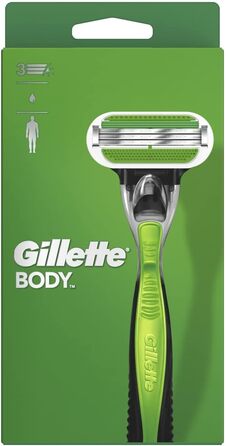 Леза для бритви Gillette для чоловіків, 4 змінні леза, леза для бритви для тіла з 3 лезами міцніші за сталеві та тілесні бритви для чоловіків, волога бритва 1 лезо бритви з 3-кратним лезом Комплект лез бритви для тіла з бритвою для тіла