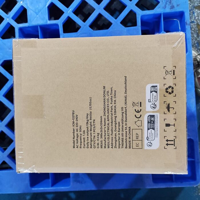 Машина для приготування кубиків льоду CONOPU, 9 кубиків льоду з порожнистим конусом, готових всього за 9 хвилин, машина для приготування кубиків льоду маленька 12 кг/24 години, 2 розміри кубиків льоду, льодогенератор з функцією самоочищення, льодогенерато