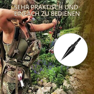 Мисливські наконечники KURUGEILI 3-лезові, вкручувані, 125 гран — 12 шт.