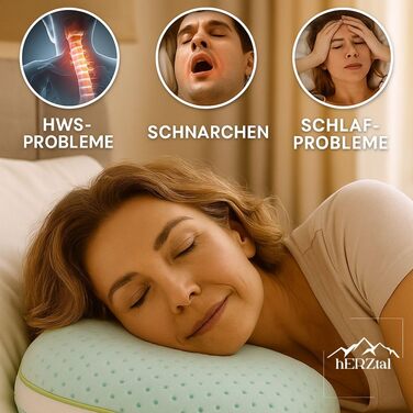 Подушка 40x80 см, подушка для шиї, ортопедична подушка, ергономічна подушка 80x40 см, подушка для зняття болю в шиї, подушка з піни з ефектом пам&39яті, подушки для сну, ергономічна подушка (висота 12 см)