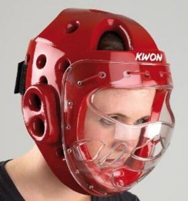 Захист голови KWON KSL з маскою CE, розмір S, червоний