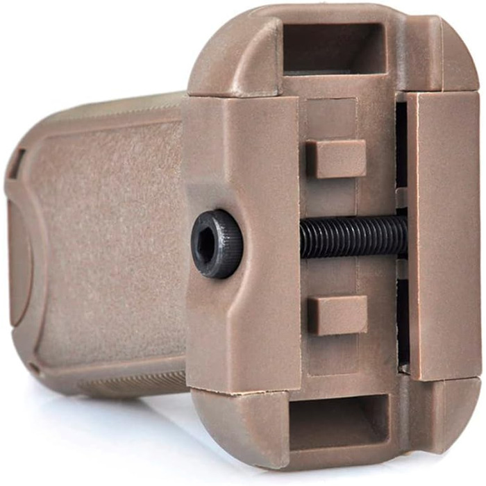 Тактична рукоятка SBGJMY VSG-S – права з упором для великого пальця, 20 мм Picatinny, коричнева