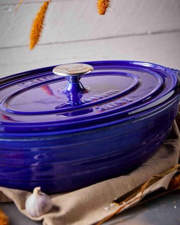 Чавунна жаровня Sally's Alime (Королівська блакитна майоліка)