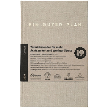 Гарний план на 2026 рік Цілісний календар зустрічей для більшої усвідомленості та меншого стресу Сталий тижневий планувальник із 56 порадами та цитатами щодо усвідомленості, далеко не кітч (Nature 2026)