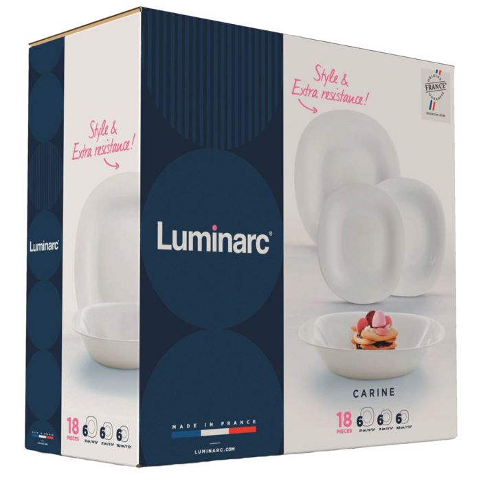 Сервіз Luminarc Carine White, 18 предметів (7227192)