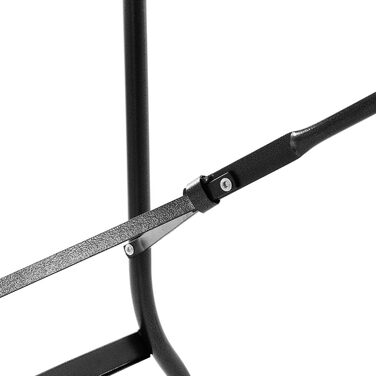 Стіл для вечірок Nexos, розкладний стіл, пивний стіл, садовий стіл, обідній стіл, фуршетний стіл з ручкою для перенесення, вигляд ротанга, 180 x 75 см, антрацитово-сірий, міцний сталевий каркас (білий гладкий)