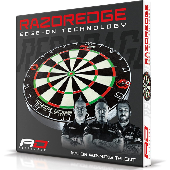 Мішень для дартсу RED DRAGON Razor Edge, професійний стандарт преміум-класу, схвалений турніром