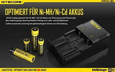 Зарядний пристрій NiteCore NC-i2 версії 2014 Intellicharge для Li-Ion/NI-Mh/NI-Cd акумуляторів (вихідний струм 2 шт. 500mA)