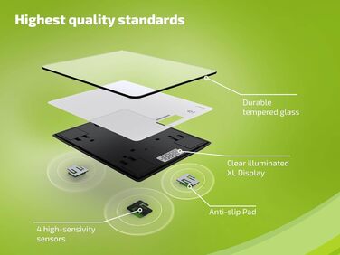 Кухонні ваги Soehnle Page Compact 300 білі, цифрові кухонні ваги до 5 кг, ваги зі зручним для читання РК-дисплеєм, цифрові ваги з