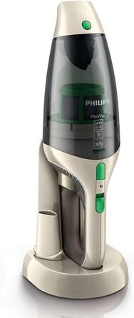 Вертикальний пилосос PHILIPS MiniVac - Акумуляторний 2-ступінчастий пилосос, акумулятор 10,8 В, циклонічний без мішка, легка конст