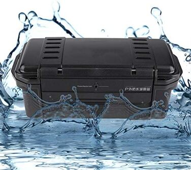 Ящик для зберігання виживальної техніки Yosoo Health Gear, водонепроникний, ударостійкий, стійкий до тиску, герметичний, портативний, для подорожей на свіжому повітрі, 200x98x82 мм, водонепроникний корпус типу C 200 * 98 * 82 мм