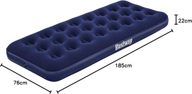 Надувний чохол Bestway Blue Horizon Single XL/Lo 185 x 76 x 22 см