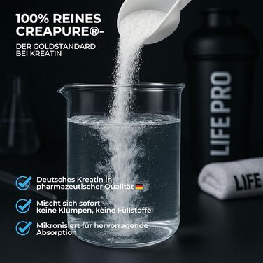Г Мікронізований креатин Creapure, 500 г