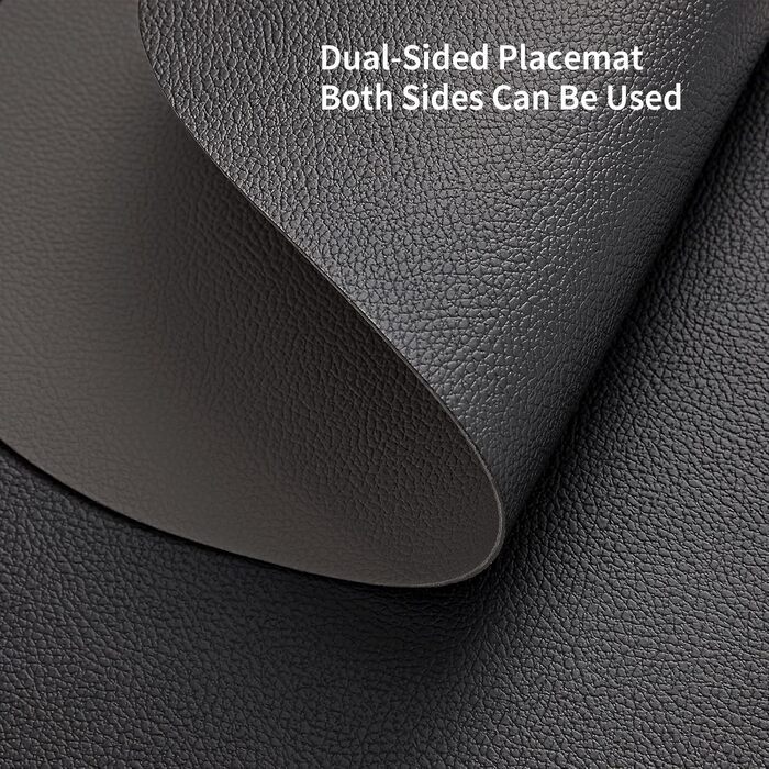 Підстилки шкіряні та підставки, Підстилки миються круглі двосторонні нековзні Підстилка шкіряна зі штучної шкіри Підстилка шкіряна