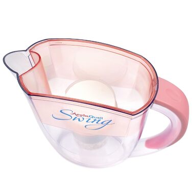 Фільтр для води AcalaQuell Swing троянда Фільтр для води з активованим вугіллям Найвища продуктивність фільтра - багатошаровий Без BPA та BPB ReNaWa - Технологія Створює смачну, заспокійливу воду