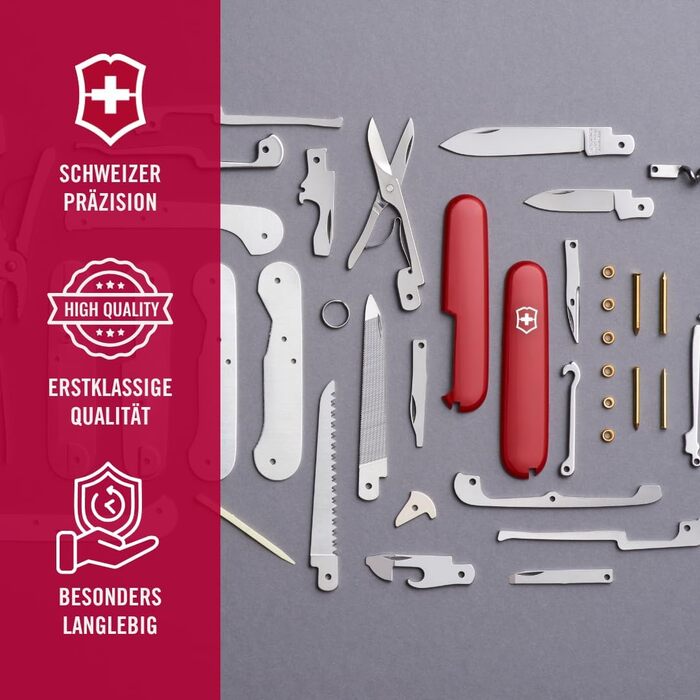 Швейцарський армійський ніж Victorinox Handyman, мультиінструмент, 24 функції, лезо, штопор, консервний ніж (один)