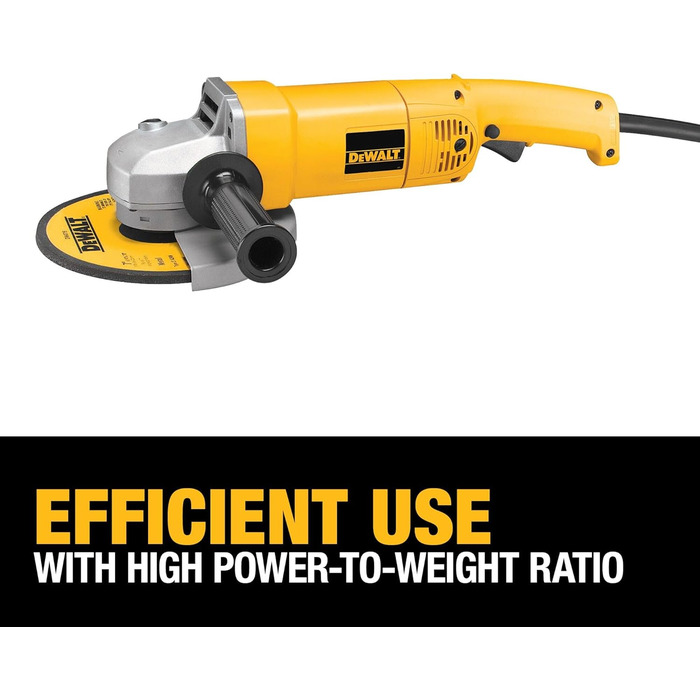 Дюймова середня кутова шліфувальна машина DeWalt DW840, 7-