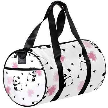 Спортивна сумка, маленька дорожня сумка, сумка для фітнесу та шопінгу для йоги, милий панда, сумка для активного відпочинку, ручна поклажа
