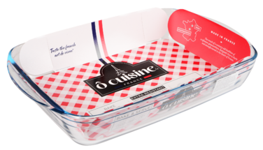 Форма для запікання O Cuisine, прозора, 40x27x7 см