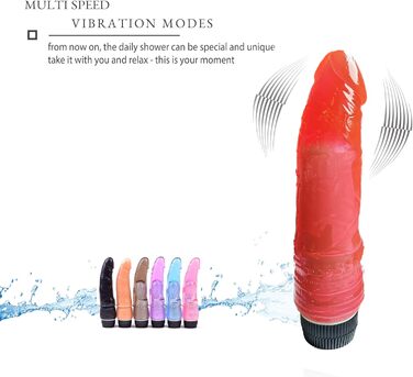 Класичний вібратор для жінок Future of your pleasure Sensual 19 см, діаметр 3,6 см, TPR, червоний, тихий