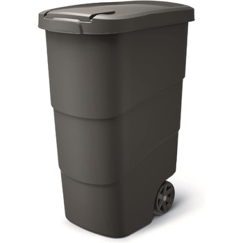 Відро для сміття Prosperplast Wheeler 90 л на колесах з кришкою Великий смітник Великий смітник Універсальний смітник пластиковий