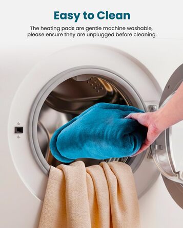 Обтяжена нагрівальна ковдра KNQZE, нагрівальний килимок з 10 рівнями нагріву, 4 таймери для спини, плечей та шиї, нагрівальний килимок, що миється, від болю в спині та шиї, подарунок на день народження для жінок та чоловіків, зелений