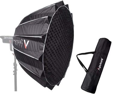 Софтбокс Aputure Light Dome III Studio Reflector з абсолютно новим дизайном Bowens Mount з дифузором Стільникова сітка Гелевий тримач Сумка для перенесення-3 фути (90 см) Софтбокс швидкого використання