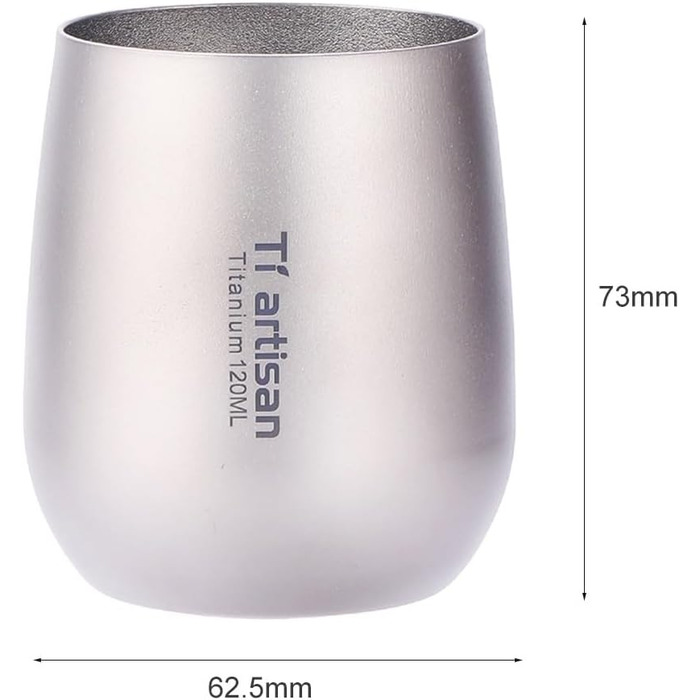 Двостінна кемпінгова кружка, 120 мл, ізольована дорожня кружка для кави, чаю, пива та гарячих напоїв, нержавіюча сталь, аксесуар для пікніка на свіжому повітрі