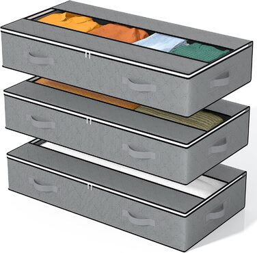 Підкроватний ящик для зберігання речей 3 комплекти Підкроватний ящик для зберігання речей Сумка для зберігання речей Підкроватний