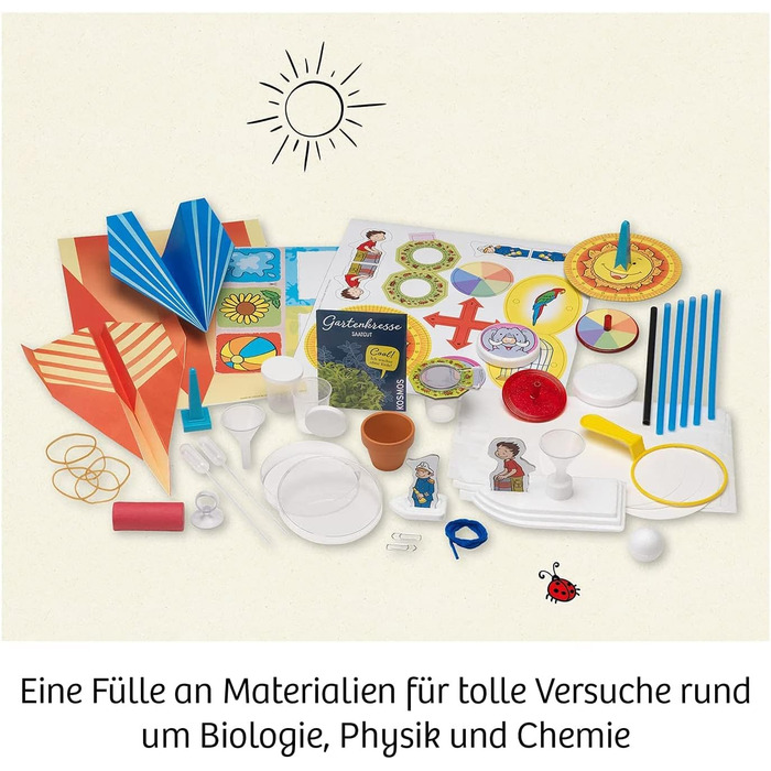 Мій перший набір для експериментів Закони природи - Легко, грайливі експерименти для маленьких дослідників, набір для експериментів для дітей віком від 5 років, 602284