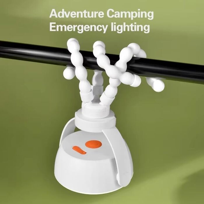 Багатофункціональний ліхтар для кемпінгу на відкритому повітрі, водонепроникний, з USB-зарядкою, портативний світлодіодний надзвичайно яскравий ліхтар для намету