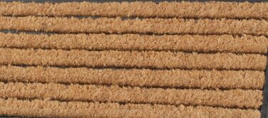 Килимок для дверей Kai Wiechmann преміум-класу з гуми та кокосу, прямокутний, 76 x 46 см, міцний