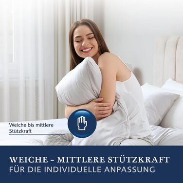 Подушка Billerbeck Silver-Dream - 80 x 80 см на блискавці подушка зі срібним покриттям індивідуально регульована