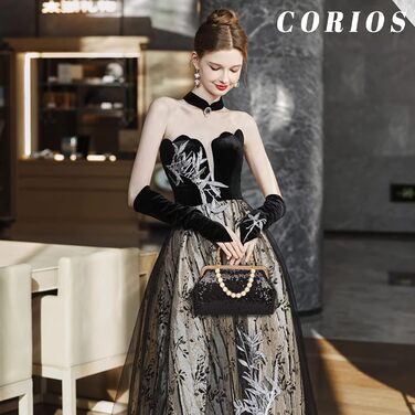 Вечірня сумочка з паєтками, ручної роботи. Перлинний клатч для весілля, розкішна сумочка для нареченої. Елегантна сумка на ланцюжку через плече, блискучий гаманець. Чорний колір.