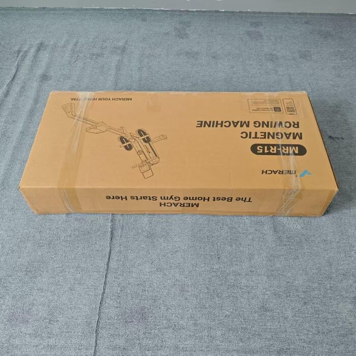 Складаний домашній гребний тренажер MERACH, магнітний, тихий гребний тренажер з ексклюзивним додатком, покращеними та подовженими напрямними рейками для більшої свободи рухів, ручне регулювання R15B2 (класичний)