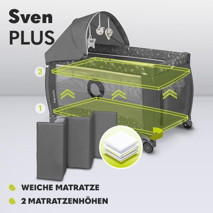 В 1 дитяче ліжко манеж від народження до 15 кг пеленальний килимок москітна сітка повітряні бокові стінки з боковим входом люлька