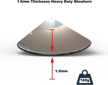 Рожок для взуття довгий 42 см Рожок для взуття довгий металевий Дуже стійкий З ергономічною формою Дуже стійкий дизайн Ідеально пі