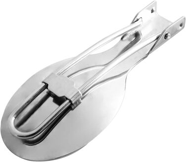 Туристичні столові прибори NEO TOOLS 3 в 1 ложка, ніж, виделка, складаний дизайн, вага 70 г, матеріал нержавіюча сталь, футляр для перенесення, сертифікат відповідності харчовим продуктам LFGB