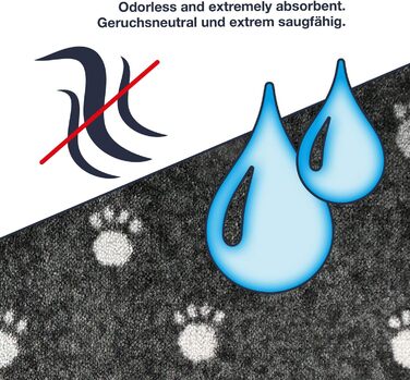 Килимок для котів 50 x 70 см помаранчевий - Килимок для дверей з котами - Нековзний та миється - Килимок для бруду для використання в приміщенні та на вулиці з цікавим дизайном 50 x 70 см (прямокутний) помаранчевий