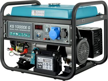 Гібридний бензиновий LPG 4-тактний генератор, аварійний генератор 7500 Вт, генератор 1х16А 1х32А з автоматичним регулятором напруг