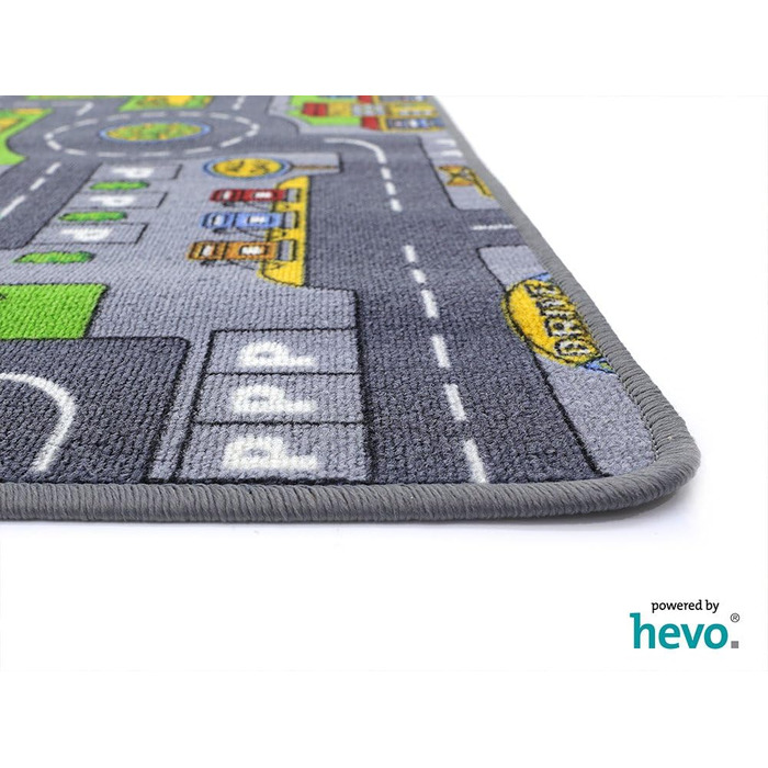 Килимок для вуличних ігор HEVO City Mix дитячий килимок 200x200 см з нековзною підкладкою 200x200 см City Mix