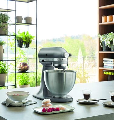 Кухонний комбайн KitchenAid 5K45SSL, срібло